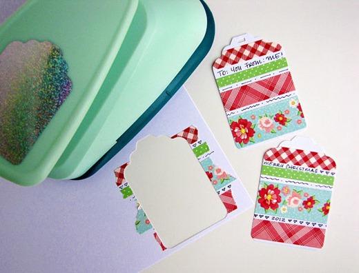 simple packaging ideas ~ washi tape tags ~ HandmadeandCraft.com  