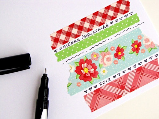 simple packaging ideas  ~ washi tape tags ~ HandmadeandCraft.com