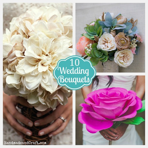 10 DIY Wedding Bouquets on HandmadeandCraft.com