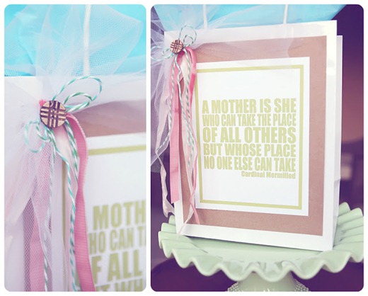 mother's day print gift bag Collage