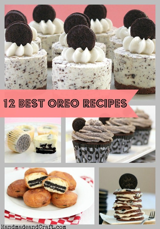 12 Best Oreo Recipes at HandmadeandCraft.com