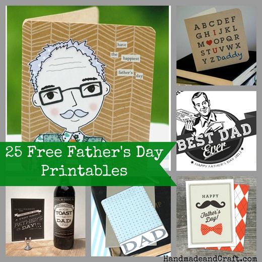 25 Free Father's Day Printables