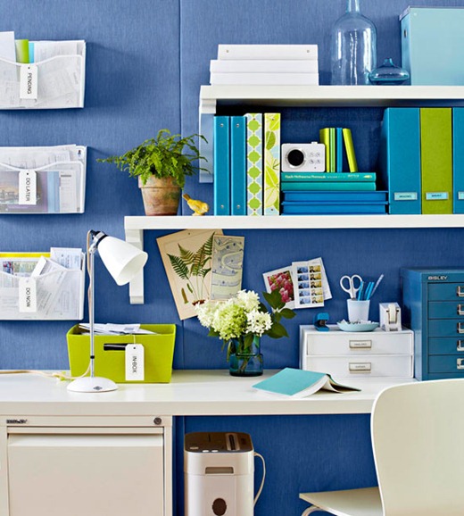 Bright and Beautiful Workspace - BHG