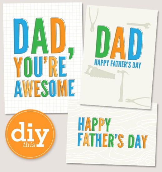 Father's Day Card - Free Printable for you