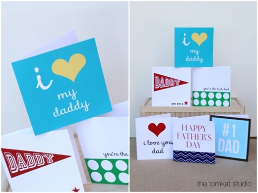 Father's Day Cards - Free Printables - The Tomkat Studio