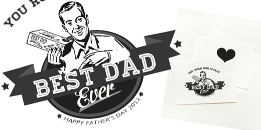 Retro Father's Day Card Printable