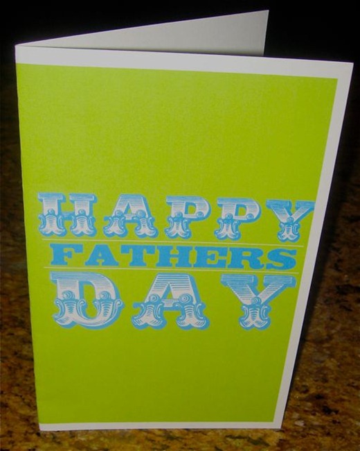 Scratch Off Father's Day Card