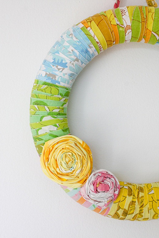 Summer Wreath - Vintage Sheet