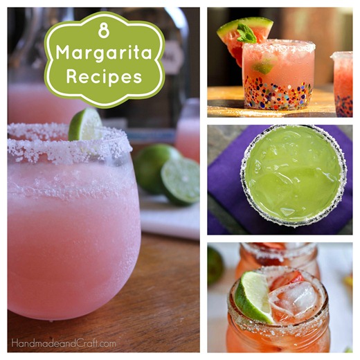 8 Margarita Recipes on @HandmadeandCraft