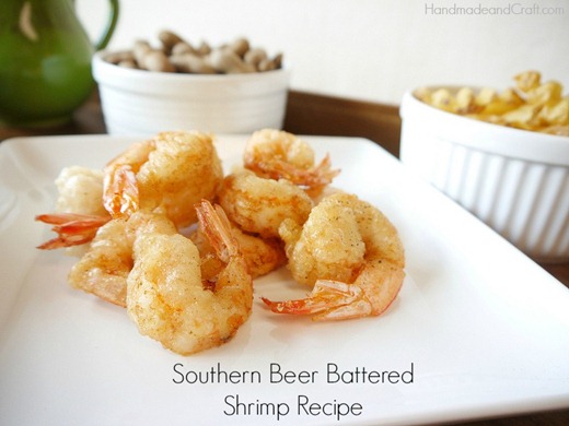 Southern Beer Battered Shrimp Recipe on Handmade and Craft...yum!