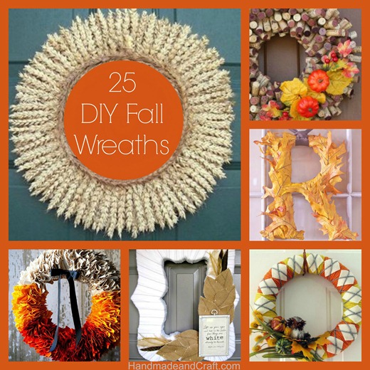 25 Fall Wreaths {DIY Decor} There's something for everyone and they're all easy! 
