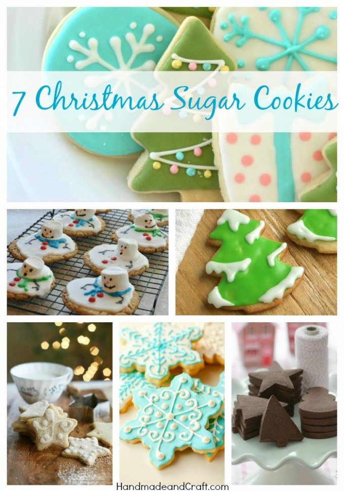 7 Christmas Sugar Cookies - Recipes and Inspiration on HandmadeandCraft.com