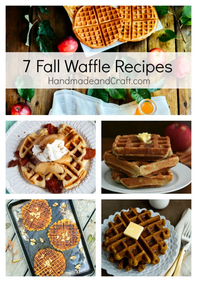 7 Fall Waffle Recipes on HandmadeandCraft.com