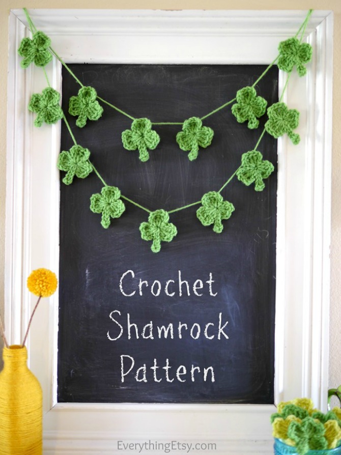 Crochet Shamrock Pattern - Free Video