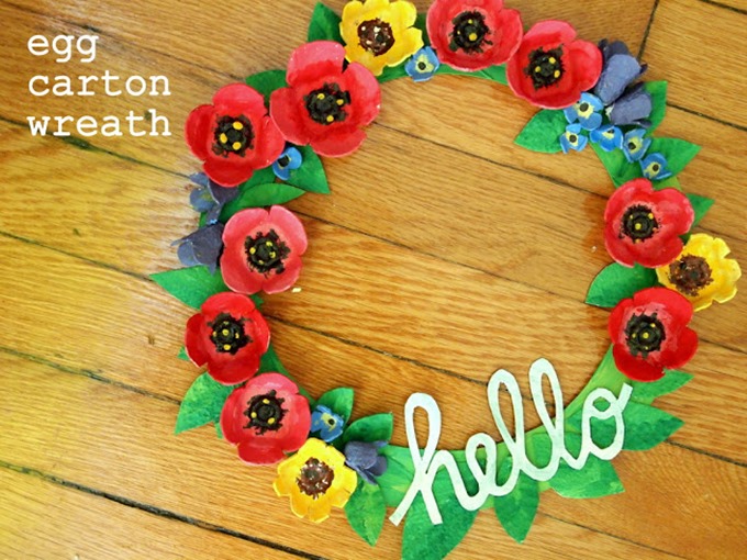 DIY Spring Wreath - Flowers