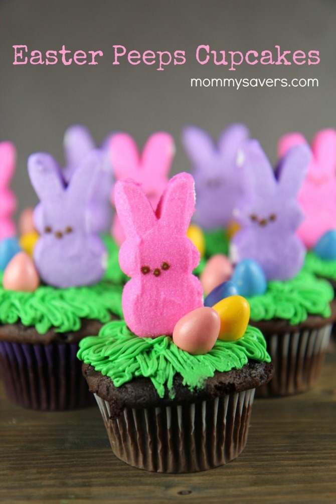 Easter Peeps Cupcakes