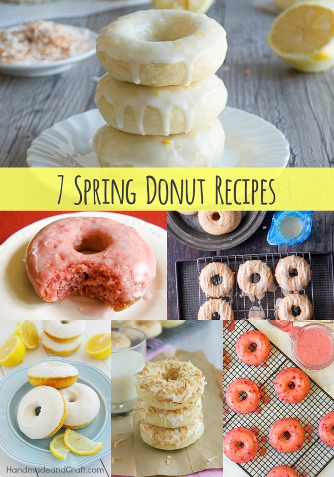 7 Spring Donut Recipes - HandmadeandCraft.com