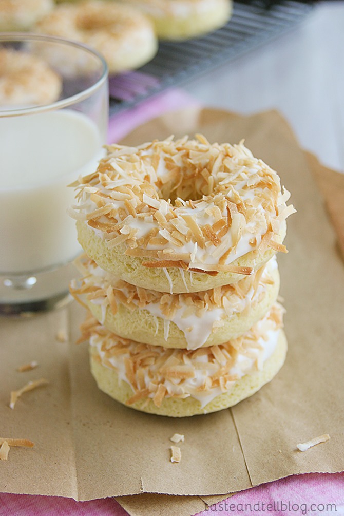 Spring donut recipes - coconut