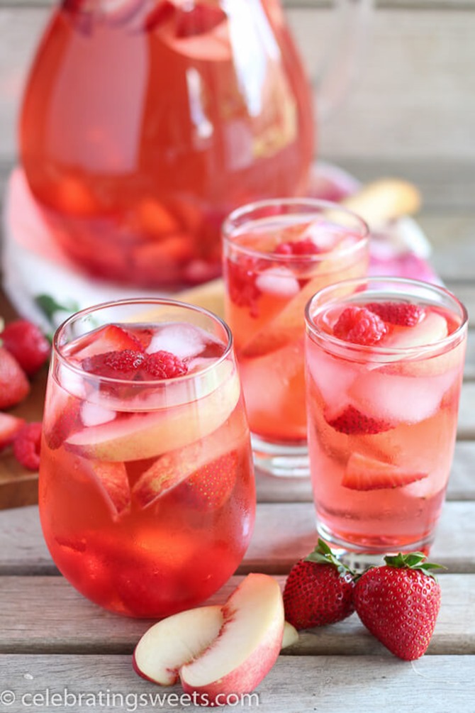 Peach Rose Sangria Recipe