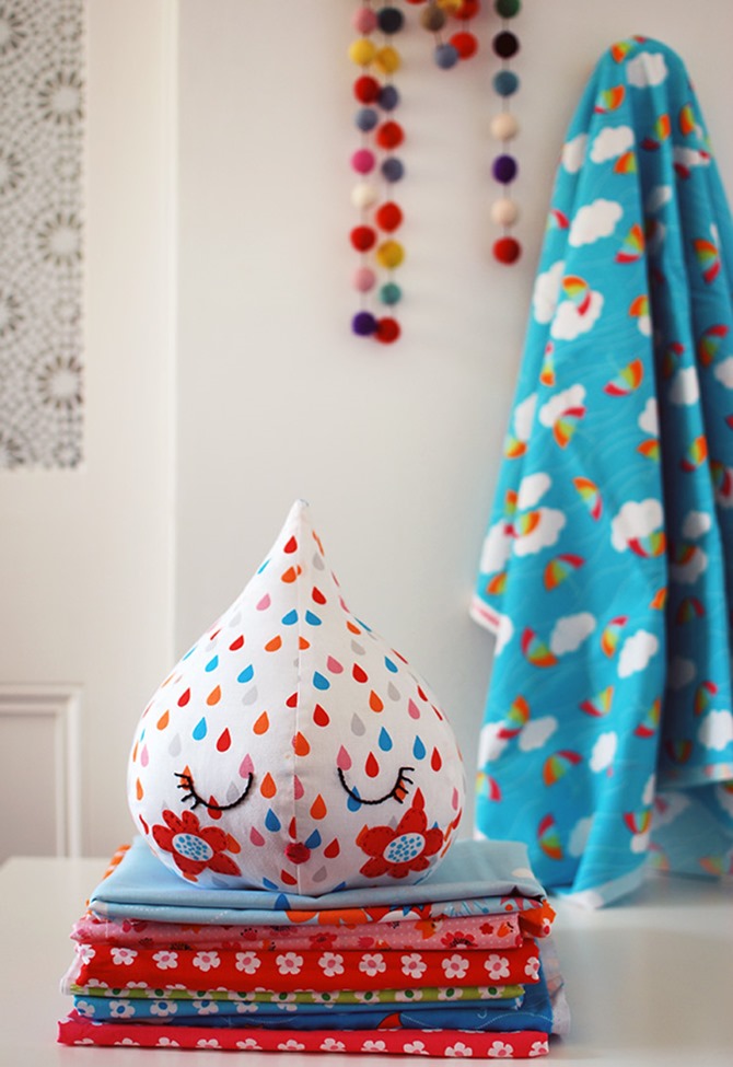 Raindrop Plushie Sewing Pattern