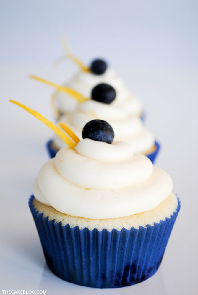 Blueberry Lemon Cupcake Recipe - HandmadeandCraft