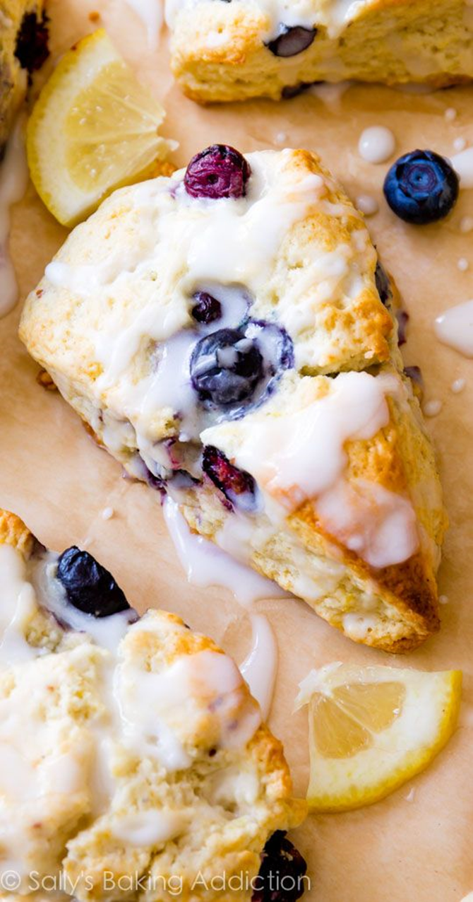 Blueberry Recipes - Scones - HandmadeandCraft